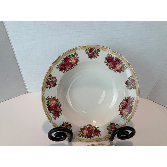 Sydney Roses Farberware Soup Bowls – Set of 2 – Vintage Floral Elegance - Picture 6 of 7